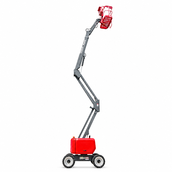 Красный коленчатый подъёмник Mantall HZ160JRT